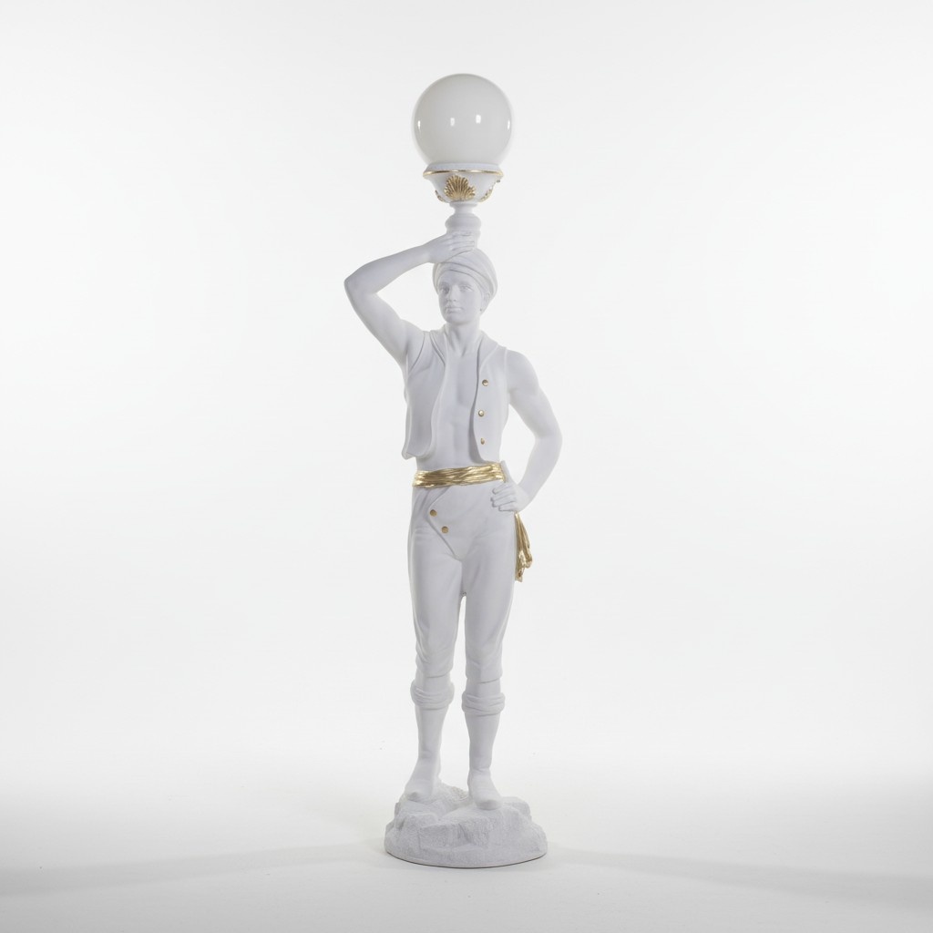 Lebensgroß Hindu Stand Leuchte Skulptur Stehleuchte Lampe Dekoration Lebensgroß Hindu Stand Leuchte Skulptur Stehleuchte Lampe Dekoration