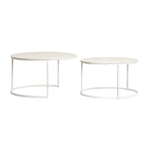 Light & Living Couchtisch-Set SADAR in Farbe weiß, hellgrau gesprenkelt Light & Living Couchtisch-Set SADAR in Farbe weiß, hellgrau gesprenkelt
