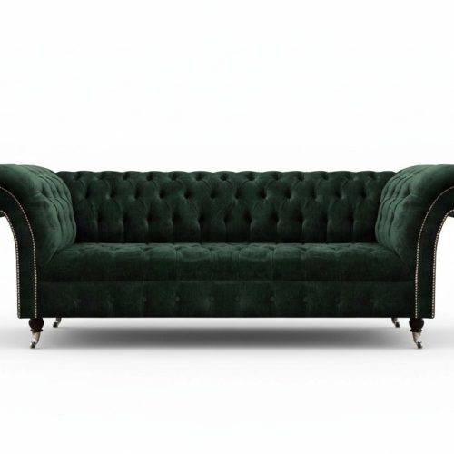 Luxuriöse Modern Chesterfield Wohnzimmer Sofa Dreisitzer Couch Polstermöbel