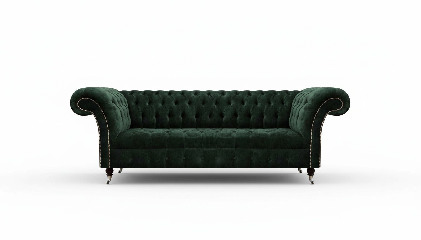 Luxuriöse Modern Chesterfield Wohnzimmer Sofa Dreisitzer Couch Polstermöbel