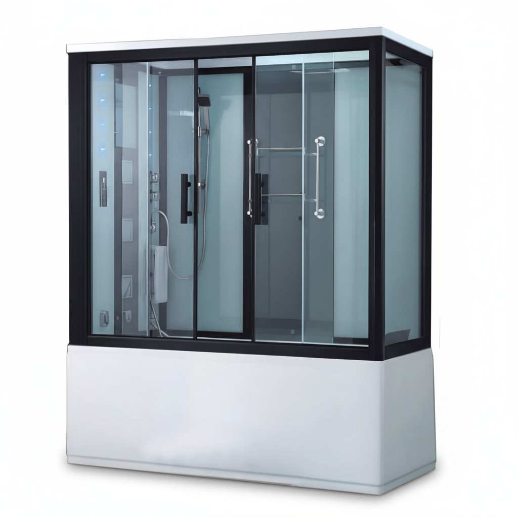 Luxus-Duschkabine Multifunktionsdusche Wellnesskabine Komfortdusche 185x90 cm Luxus-Duschkabine Multifunktionsdusche Wellnesskabine Komfortdusche 185x90 cm
