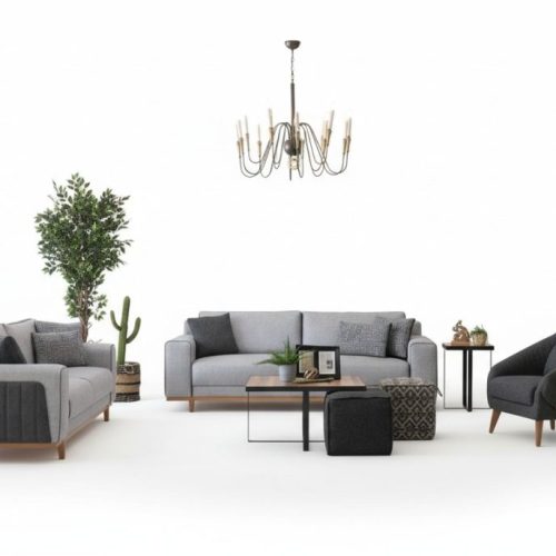 Luxus Sofagarnitur 3+2+1 Moderne Couch Sofa Polster Design Lounge Möbel