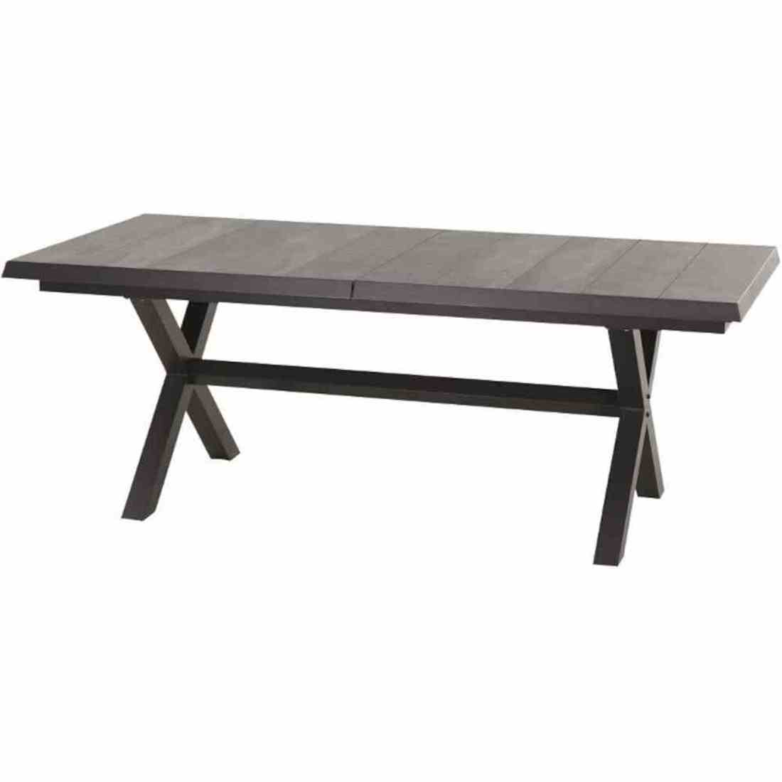 Siena Garden Messina Ausziehtisch 200/260 x 100 cm anthrazit / wood grey Siena Garden Messina Ausziehtisch 200/260 x 100 cm anthrazit / wood grey