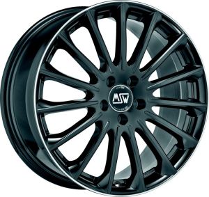 MSW 30 GLOSS BLACK DIAM.LIP Felge 8,5x18 - 18 Zoll 5x112 Lochkreis