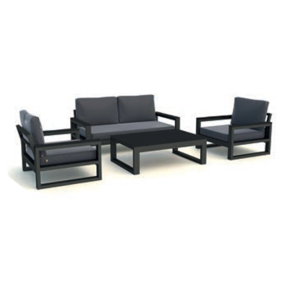 Gartenlounge Set MALLORCA 4Sitzer mit Polster