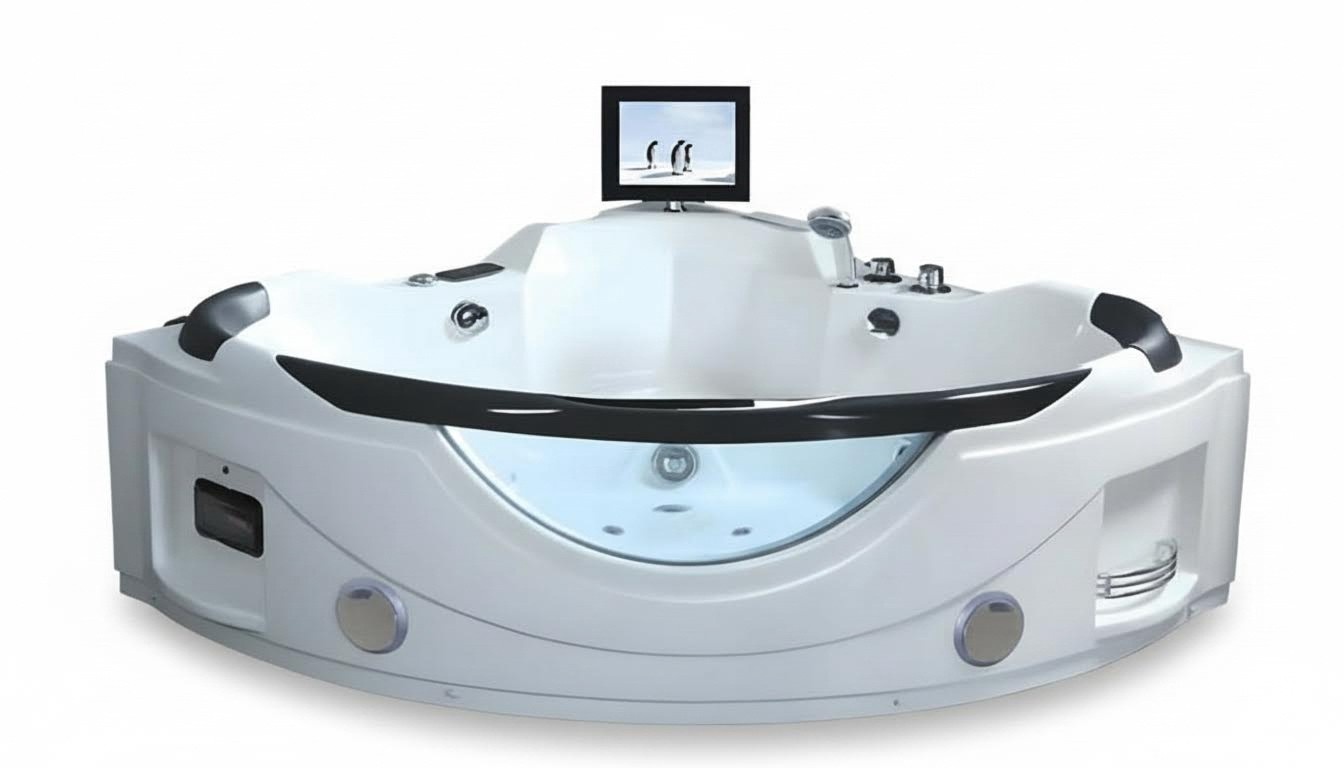 Massagebadewanne Whirlpool Badewanne Blubberbad Spa-Bad Whirlwanne 150x150 cm Massagebadewanne Whirlpool Badewanne Blubberbad Spa-Bad Whirlwanne 150x150 cm