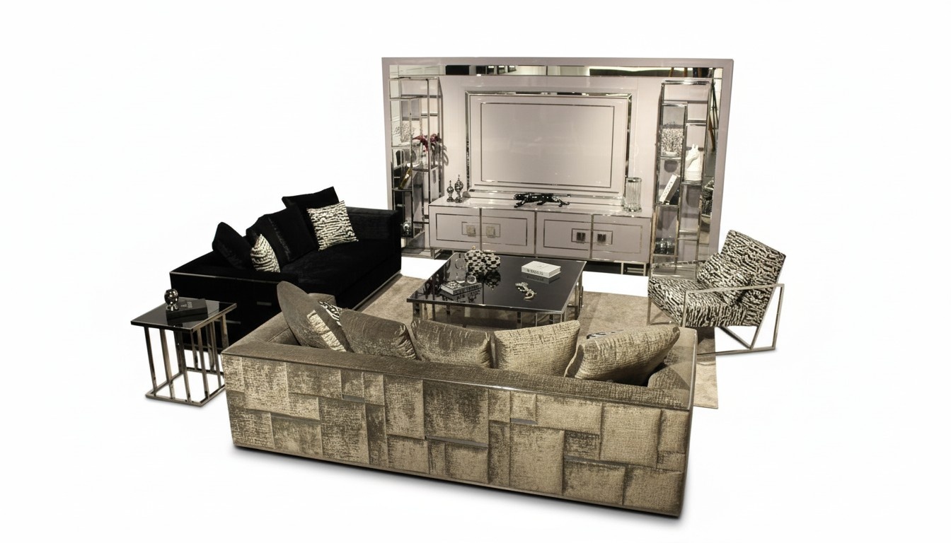 Modern Wohnzimmer Set Sofagarnitur Möbel Design Wohnwand Couchtisch Komplett Modern Wohnzimmer Set Sofagarnitur Möbel Design Wohnwand Couchtisch Komplett