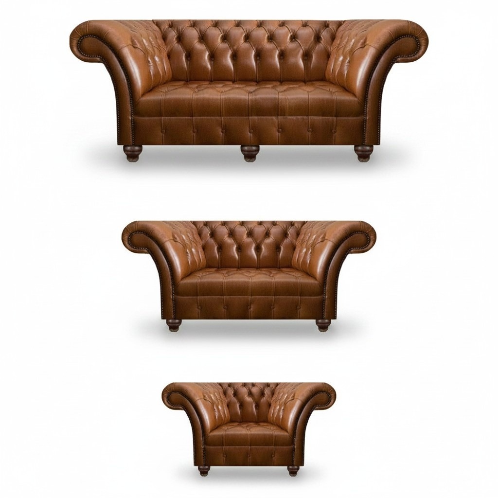 Moderne Chesterfield Ledersofas Designer Lehnsessel Zweisitzer 3tlg Set Moderne Chesterfield Ledersofas Designer Lehnsessel Zweisitzer 3tlg Set
