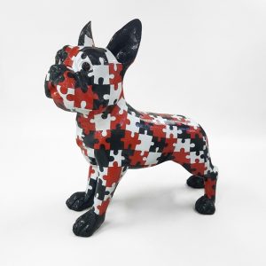 Moderne Skulptur Hund Dekoration Figur Kunststoff Statuen Deko Statue Moderne Skulptur Hund Dekoration Figur Kunststoff Statuen Deko Statue