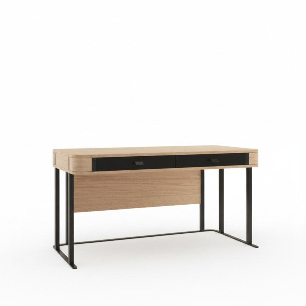 Moderner Schreibtisch Tisch Schreibtische Büro Office Chef Tische Holz