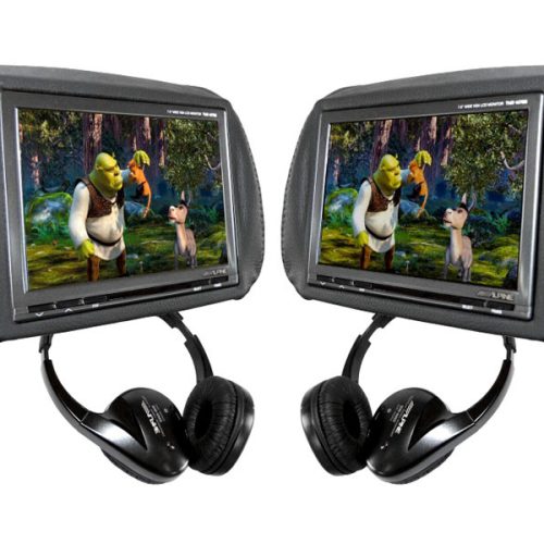 OEM Kopfstützen integrated Rear Seat Entertainment - Alpine für Audi