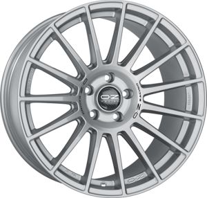 OZ SUPERTURISMO DAKAR MATT RACE SILVER + BLACK LETTER. Felge 8,5×20 – 20 Zoll 5×130 Lochkreis