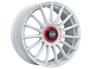 OZ SUPERTURISMO EVOLUZIONE WRC WHITE + RED LET. Felge 8,5x19 - 19 Zoll 5x108 Lochkreis