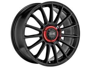 OZ SUPERTURISMO EVOLUZIONE GLOSS BLACK+RED LET. Felge 8,5x19 - 19 Zoll 5x108 Lochkreis