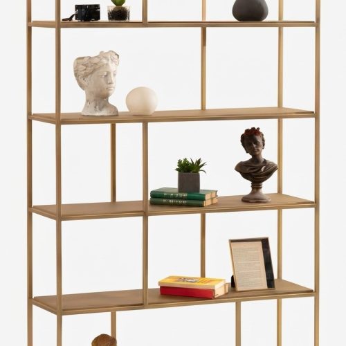 Offenes Regal als Raumtrenner Bücherregal Schrank Metall 100x180