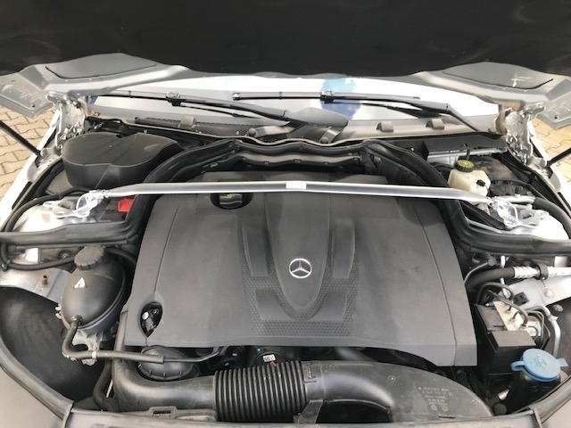 Original JOM Domstrebe Alu poliert VERSTELLBAR für Mercedes C-Kla W204 S204 C204