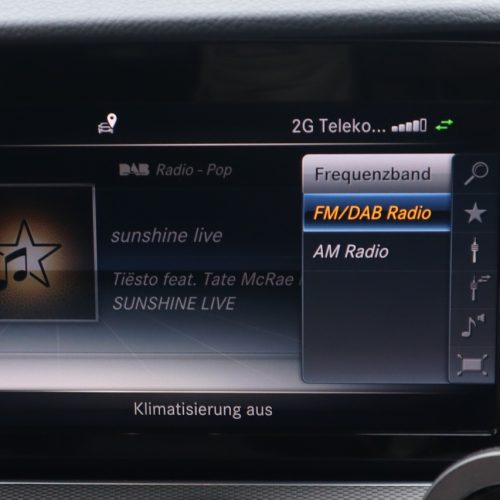 Original Kufatec Komplettset zur Nachrüstung des Radio DAB+ Code 537 für Mercedes E-Klasse W213 S213