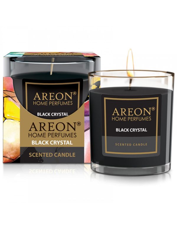 Original areon Premium Wohlfühl – Duft Kerze Raumduft im Glas 120g – Duft: Black Crystal Original areon Premium Wohlfühl – Duft Kerze Raumduft im Glas 120g – Duft: Black Crystal
