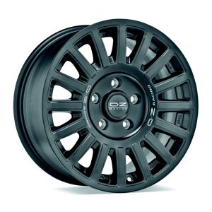 OZ RALLY RAID MATT BLACK+SILVER LETTERING Felge 8×17 – 17 Zoll 5×150 Lochkreis