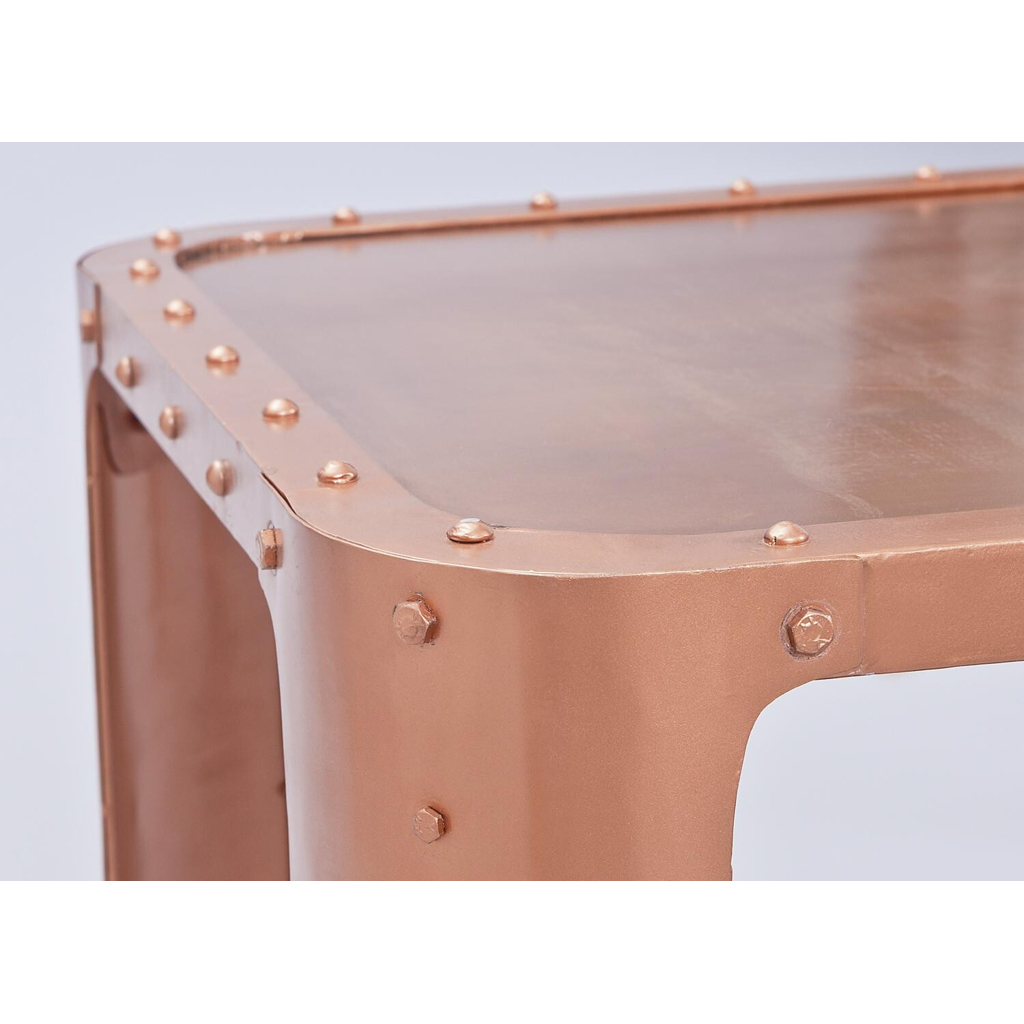 Couchtisch Gormur Kupfer B/H/T: ca. 110x45x70 cm - Gallery 6 Couchtisch Gormur Kupfer B/H/T: ca. 110x45x70 cm