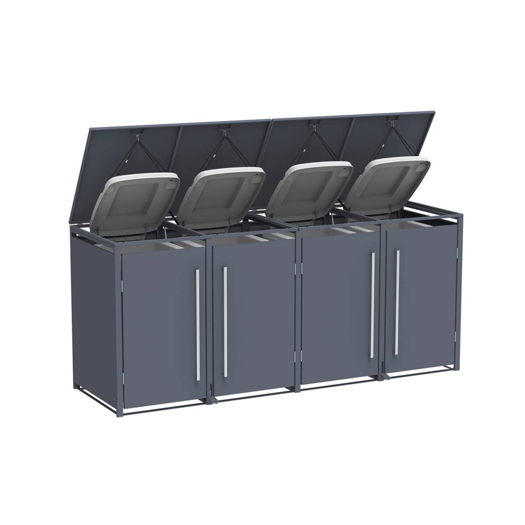 Westmann Mülltonnenbox Pedura anthrazit B/H/L: ca. 265x116x80 cm
