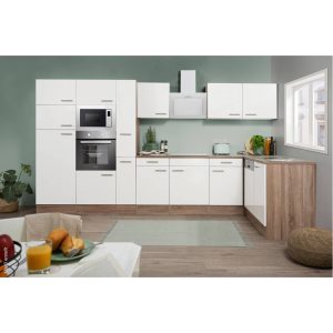 Respekta Winkelküche KBL370EYWMISGKE weiß B/H/T: ca. 370x205x172 cm Respekta Winkelküche KBL370EYWMISGKE weiß B/H/T: ca. 370x205x172 cm