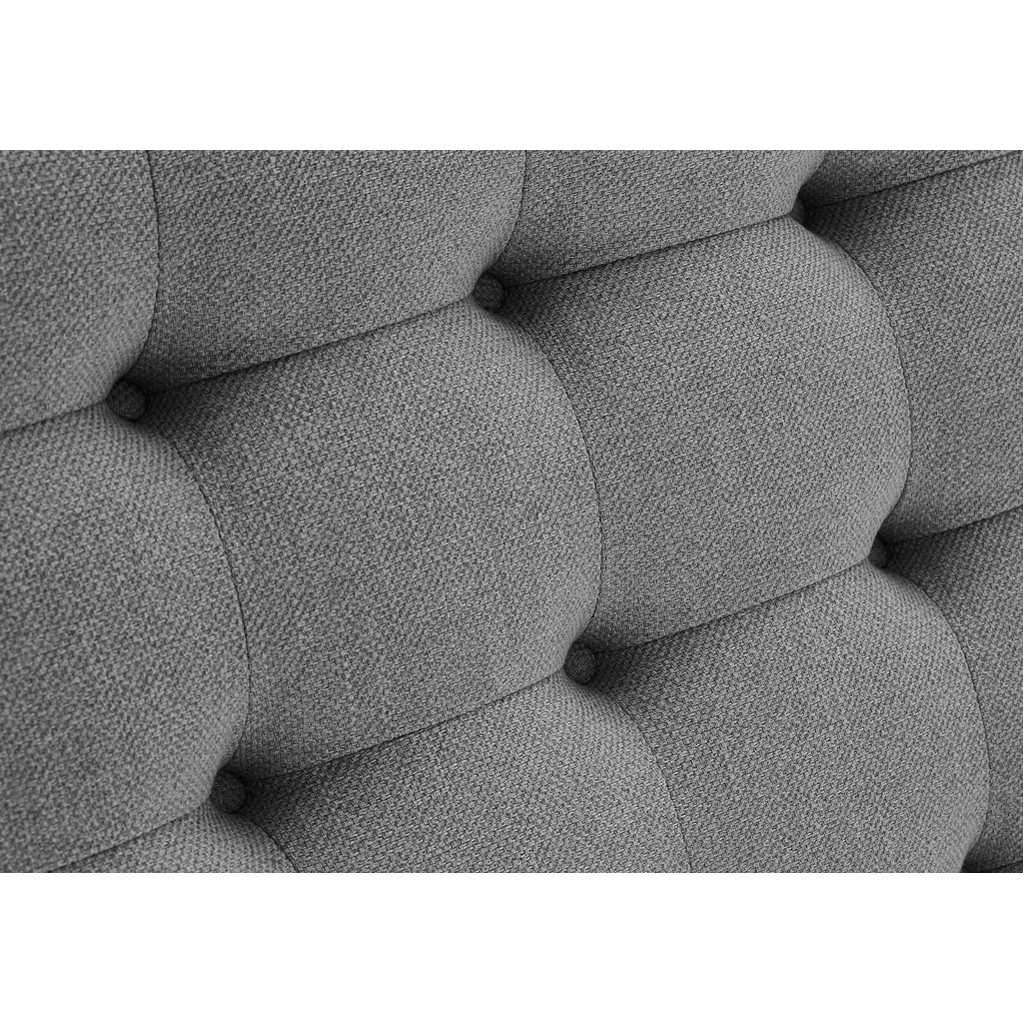 Boxspringbett  grau Flachgewebe Liegefläche B/L: ca. 180x200 cm