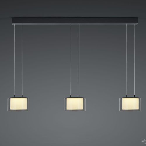 Pendelleuchte GRAND SMOKE FLEX 118x180 in anthrazit matt eloxiert Pendelleuchte GRAND SMOKE FLEX 118x180 in anthrazit matt eloxiert