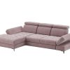 Poco Eckkombination Torino XC ca. 282x186 Rosa / Pink