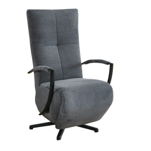 Poco Relaxsessel DOVER in Stoff Cord Lincoln hellgrau