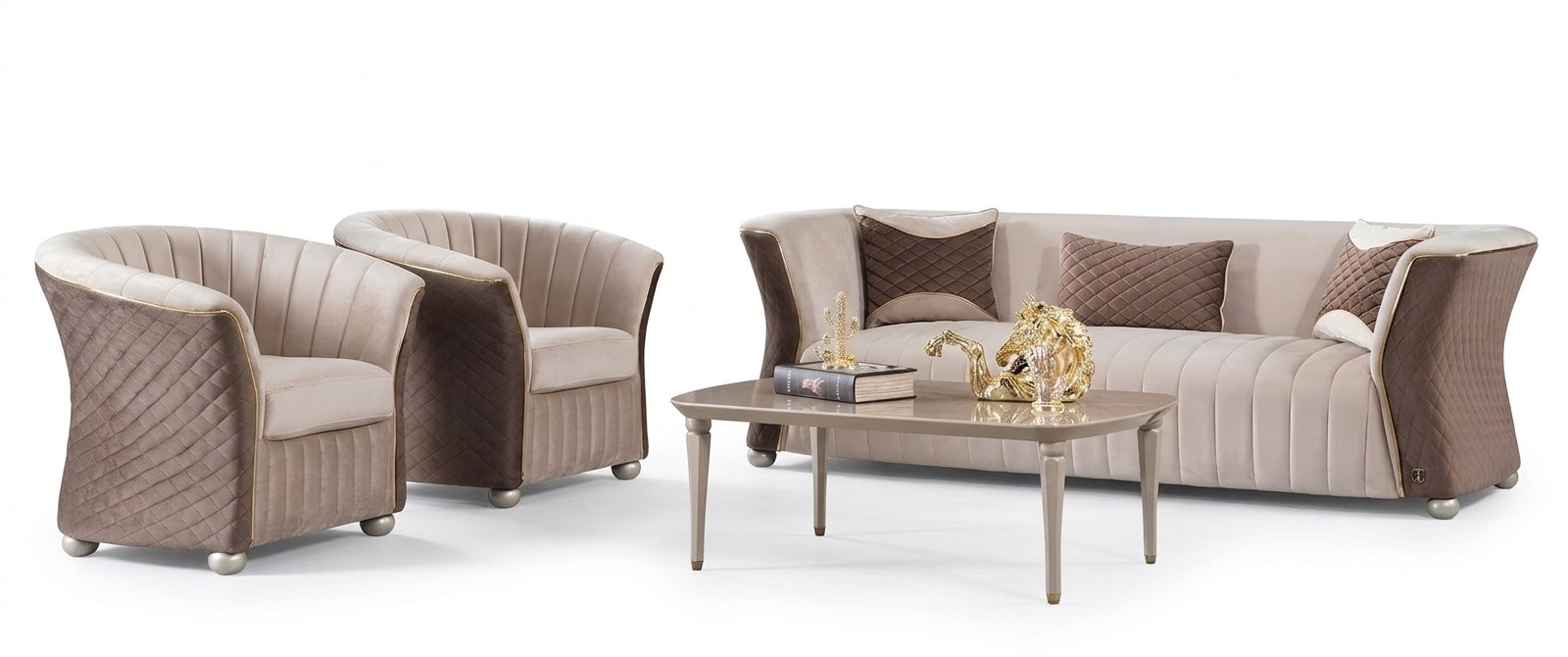 Polster Garnitur Sofas Couch Designer Sofagarnitur 3+1+1 Sitzer Stoff Couchen Polster Garnitur Sofas Couch Designer Sofagarnitur 3+1+1 Sitzer Stoff Couchen