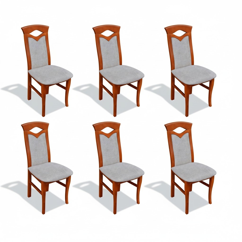 Polsterstuhl Sessel Textil Sitz Sessel Set Neu Küche Stuhl Esszimmer 6x Stühle Polsterstuhl Sessel Textil Sitz Sessel Set Neu Küche Stuhl Esszimmer 6x Stühle