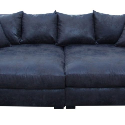 Big Sofa Couchgarnitur Megasofa Riesensofa GULIA - Gobi 4 Schwarz Big Sofa Couchgarnitur Megasofa Riesensofa GULIA - Gobi 4 Schwarz
