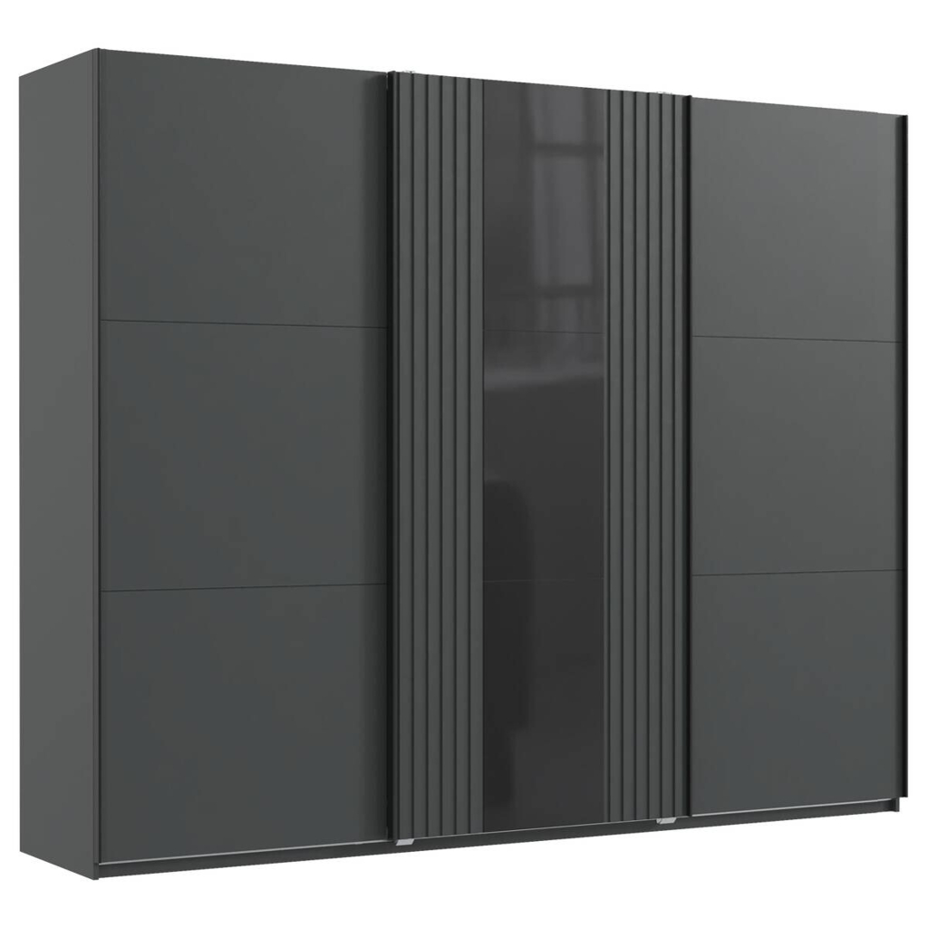 Schwebetürenschrank Atlanta Graphit B/H/T: ca. 250x216x65 cm - Gallery 3 Schwebetürenschrank Atlanta Graphit B/H/T: ca. 250x216x65 cm
