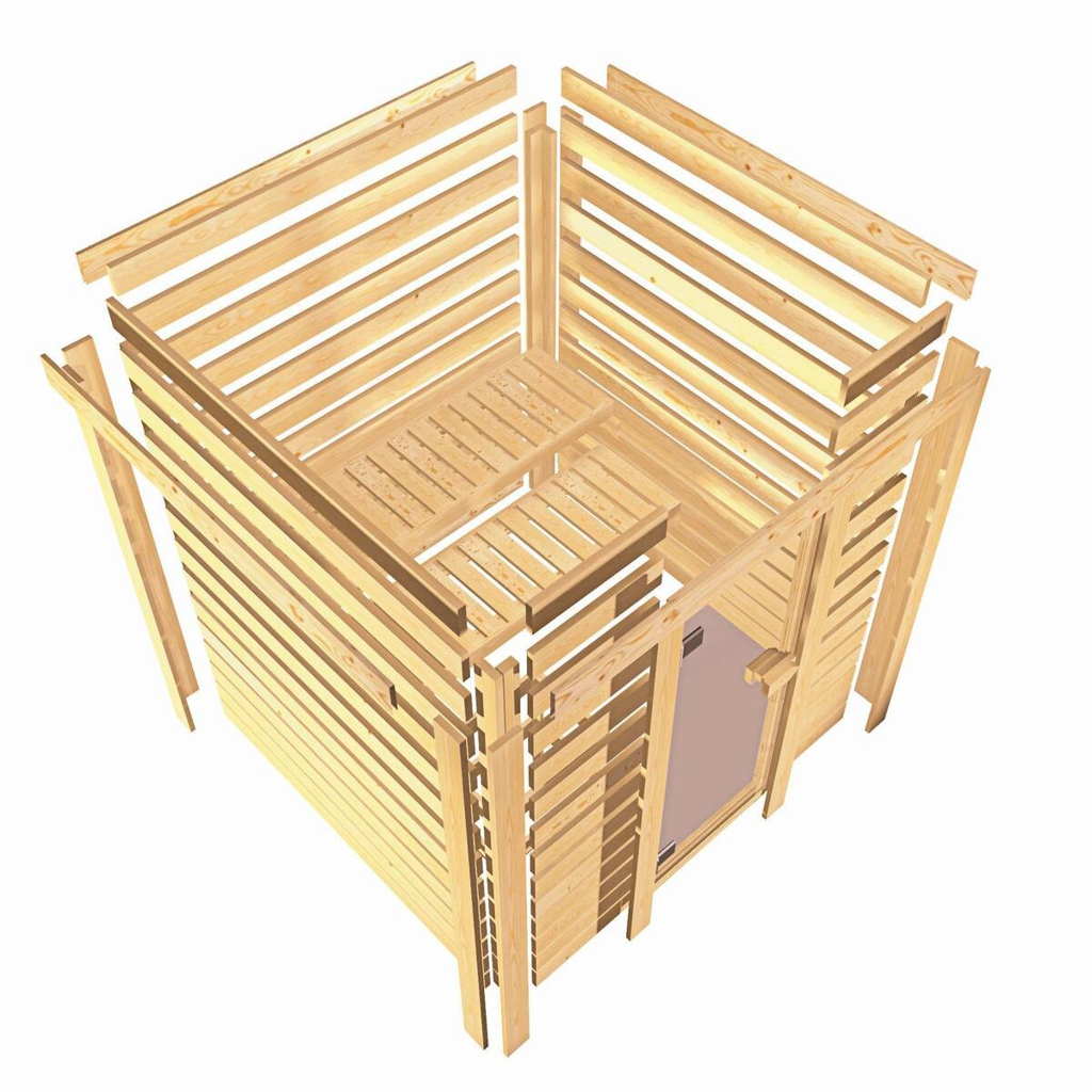Karibu Sauna Maxi B/H/T: ca. 196x200x196 cm