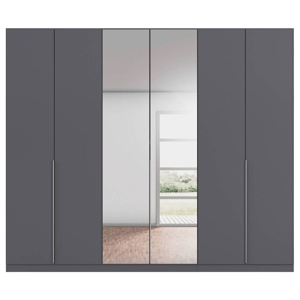 Kleiderschrank Alabama grau B/H/T: ca. 271x229x54 cm