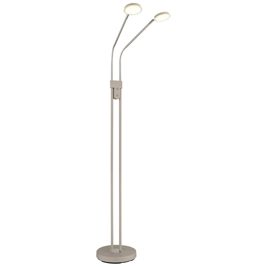 GLOBO Stehlampe sand Metall B/H/T: ca. 25x173x55 cm 2 Brennstellen GLOBO Stehlampe sand Metall B/H/T: ca. 25x173x55 cm 2 Brennstellen