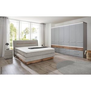 Kleiderschrank Tulsa Arktisgrau Oak Flagstaff Nachbildung B/H/T: ca. 301x229x61 cm Kleiderschrank Tulsa Arktisgrau Oak Flagstaff Nachbildung B/H/T: ca. 301x229x61 cm