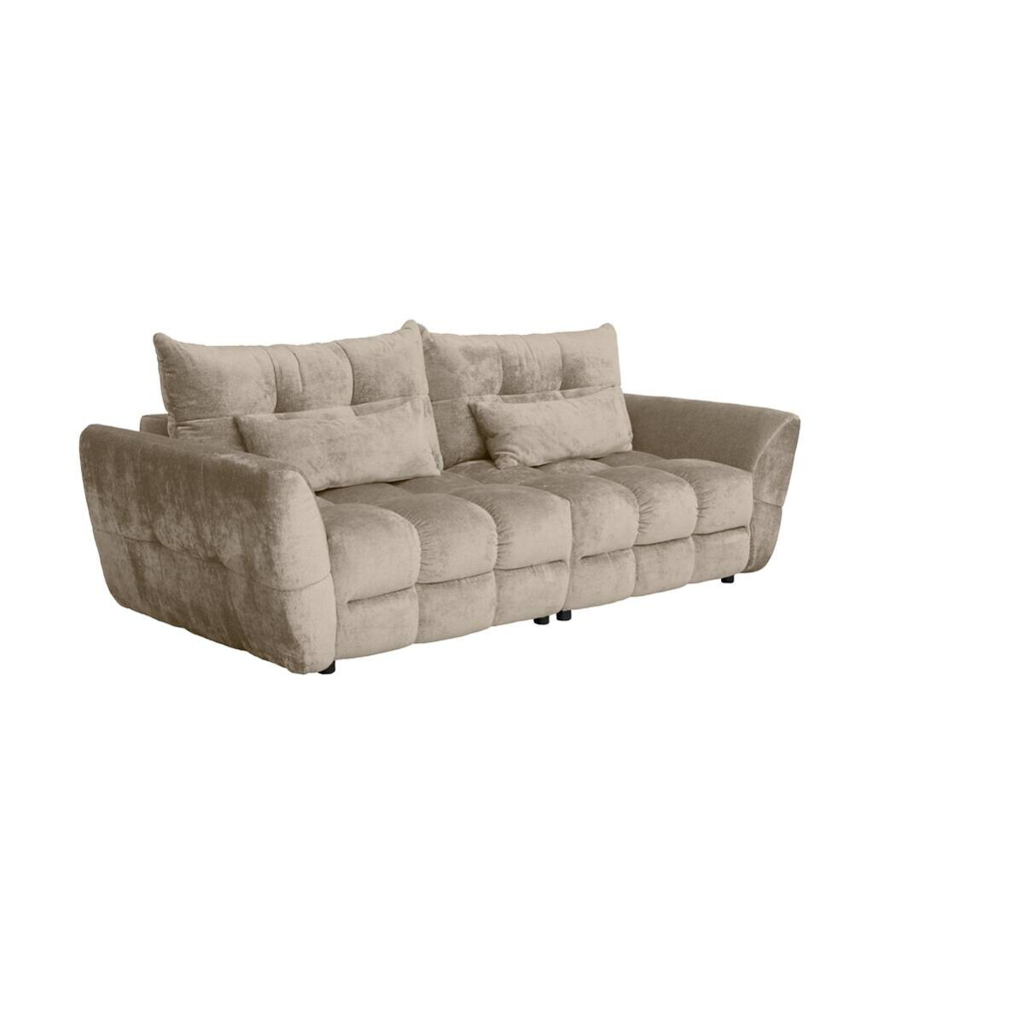Big Sofa Moma Greige Microfaser B/H/T: ca. 250x97x120 cm