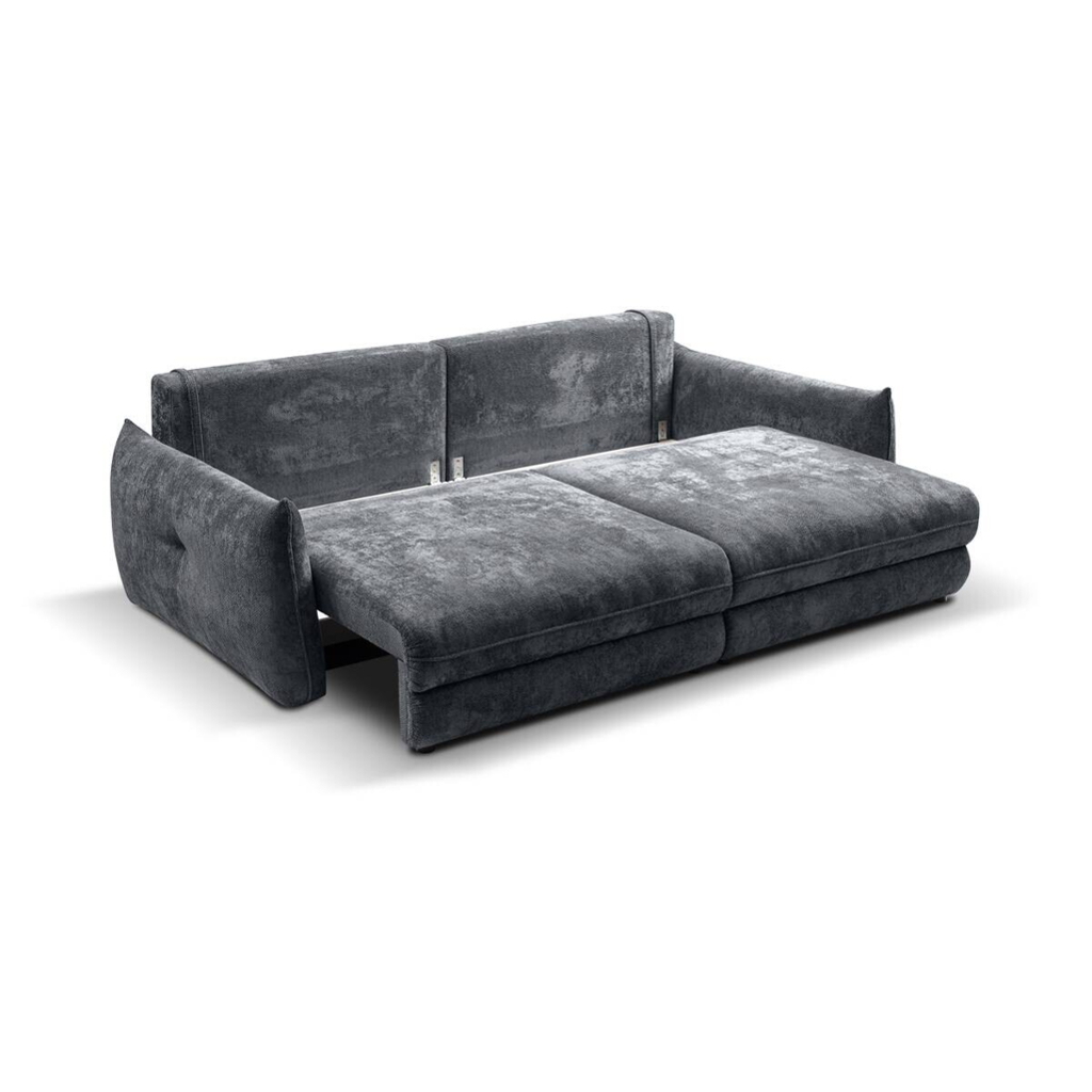 Big Sofa Delphine dunkelgrau Microfaser B/H/T: ca. 246x74x119 cm - Gallery 5 Big Sofa Delphine dunkelgrau Microfaser B/H/T: ca. 246x74x119 cm
