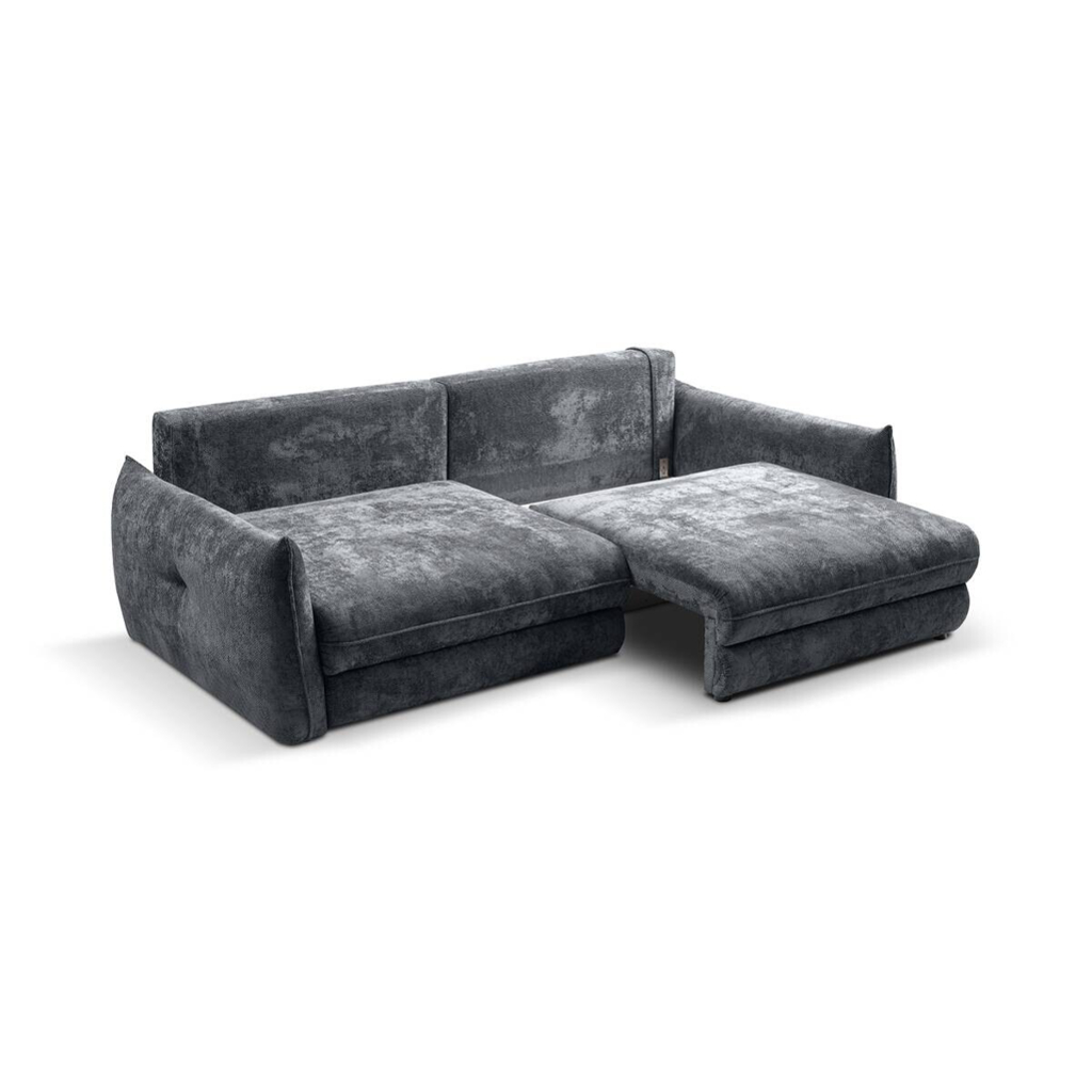 Big Sofa Delphine dunkelgrau Microfaser B/H/T: ca. 246x74x119 cm - Gallery 4 Big Sofa Delphine dunkelgrau Microfaser B/H/T: ca. 246x74x119 cm
