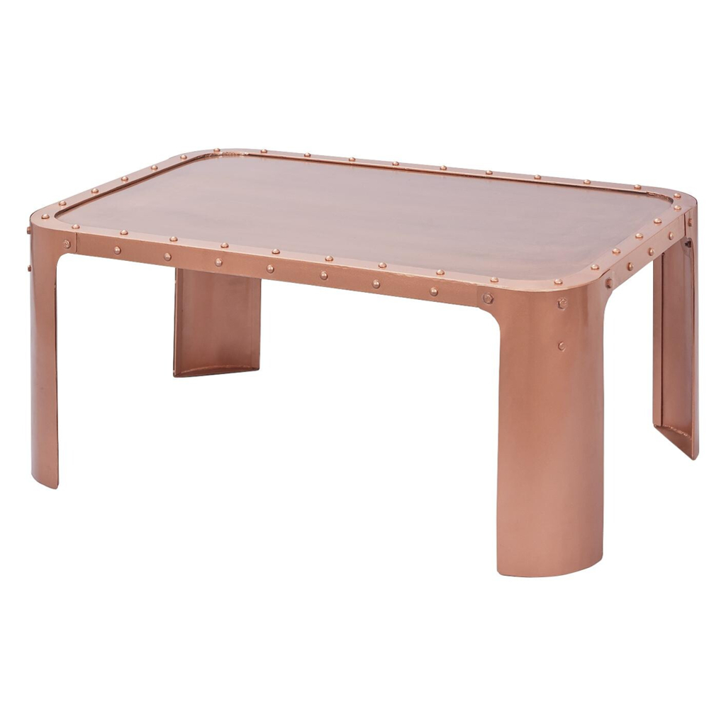 Couchtisch Gormur Kupfer B/H/T: ca. 110x45x70 cm - Gallery 3 Couchtisch Gormur Kupfer B/H/T: ca. 110x45x70 cm