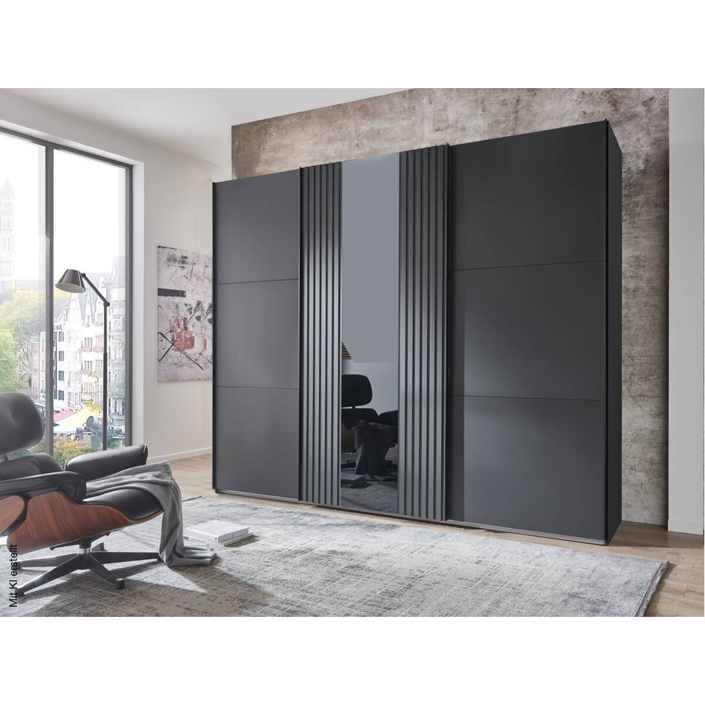 Schwebetürenschrank Atlanta Graphit B/H/T: ca. 250x216x65 cm Schwebetürenschrank Atlanta Graphit B/H/T: ca. 250x216x65 cm