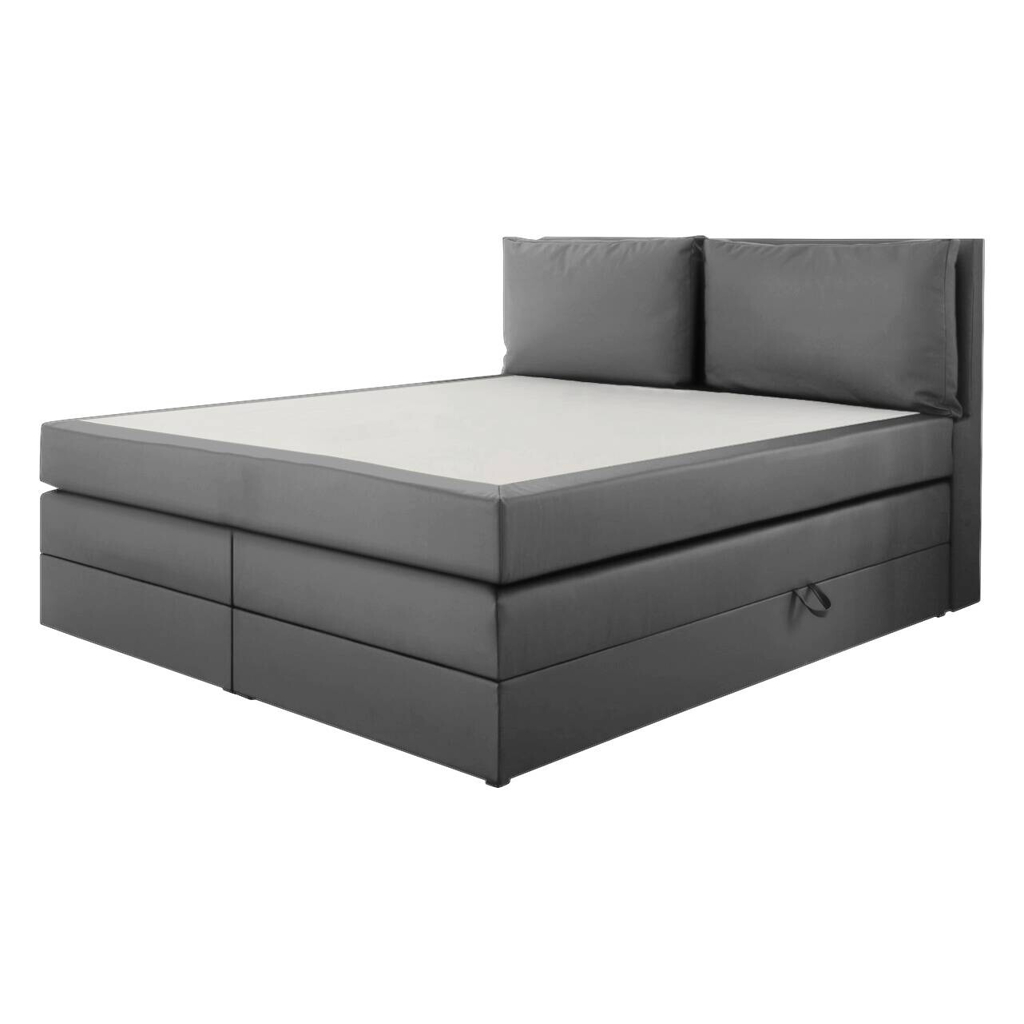 Boxspringbett Lissy graubraun Liegefläche B/L: ca. 160x200 cm - Gallery 3 Boxspringbett Lissy graubraun Liegefläche B/L: ca. 160x200 cm