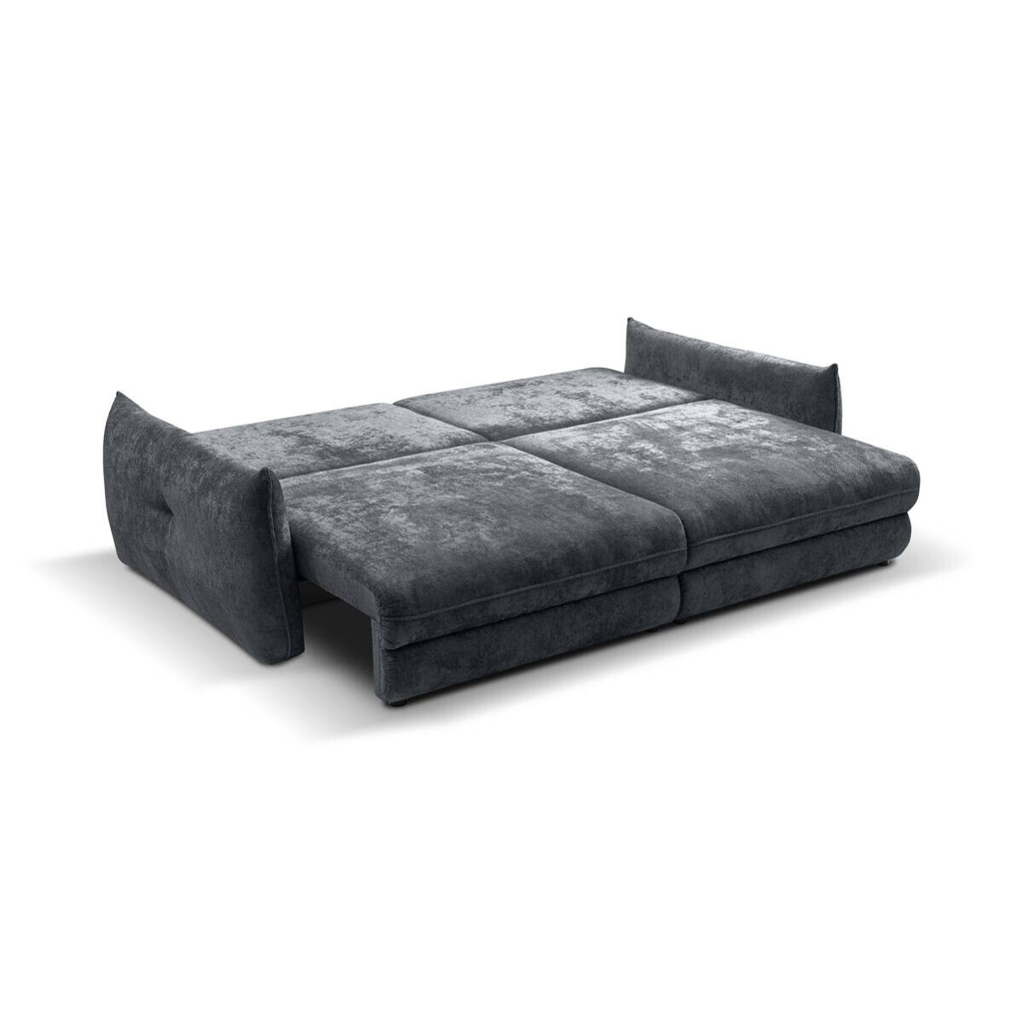 Big Sofa Delphine dunkelgrau Microfaser B/H/T: ca. 246x74x119 cm - Gallery 6 Big Sofa Delphine dunkelgrau Microfaser B/H/T: ca. 246x74x119 cm