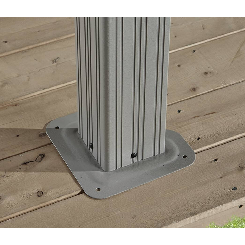 Sojag Pavillon Messina champagner Metall B/H/L: ca. 483x307x363 cm - Gallery 3 Sojag Pavillon Messina champagner Metall B/H/L: ca. 483x307x363 cm