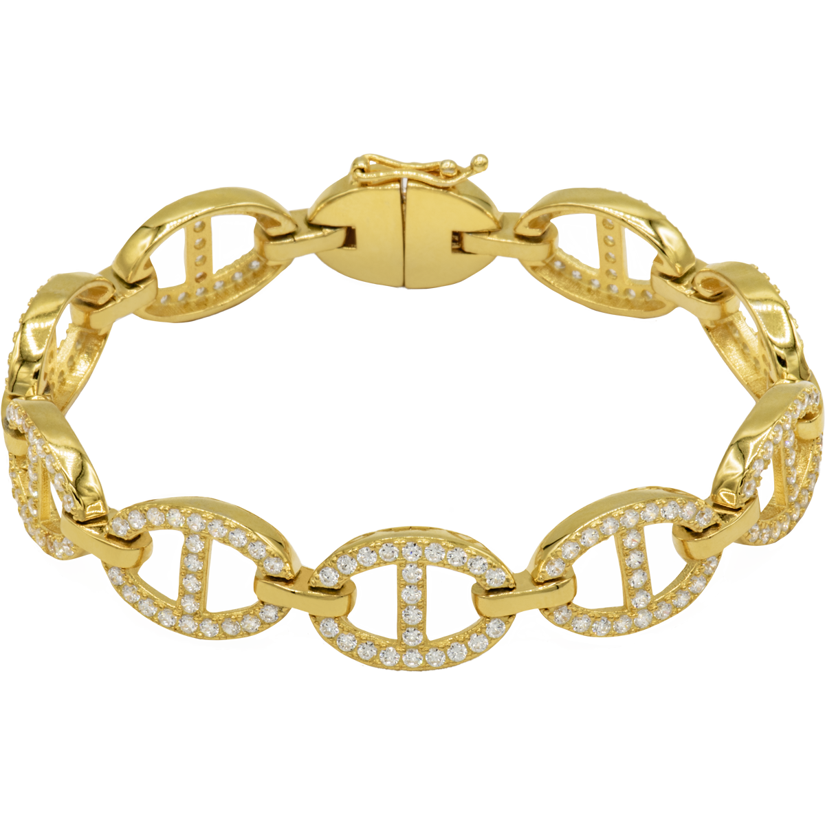 Armband Sterlingsilber vergoldet mit Zirkonia