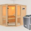 Sauna AMELIA 3 231 x 196 m 9.0 kW BioKombiofen inkl. Steuergerät ohne Dachkranz Sauna AMELIA 3 231 x 196 m 9.0 kW BioKombiofen inkl. Steuergerät ohne Dachkranz