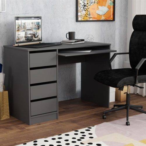 Schreibtisch Bürotisch Computertisch Tisch A700 110x55x77 cm Anthrazit