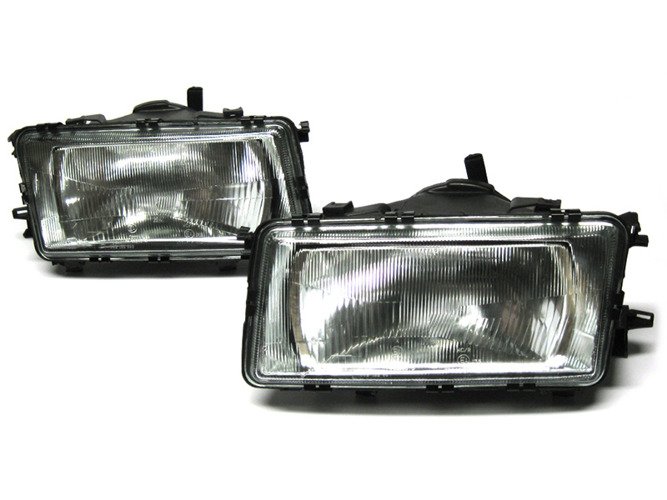 Scheinwerfer Hauptscheinwerfer (H4) Links + Rechts für Audi 80 B4 ab 1990-1994